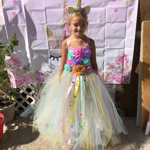 Made to order Unicorn 🦄 Tutu Dress - Picture 3 of 8
